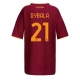 AS Roma Paulo Dybala #21 Replike Domaci Dres za Ženska 2025-26 Kratak Rukav